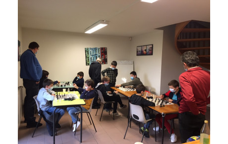 1er tournoi interne jeunes de moins de 15 ans : concentration au rendez-vous ! 